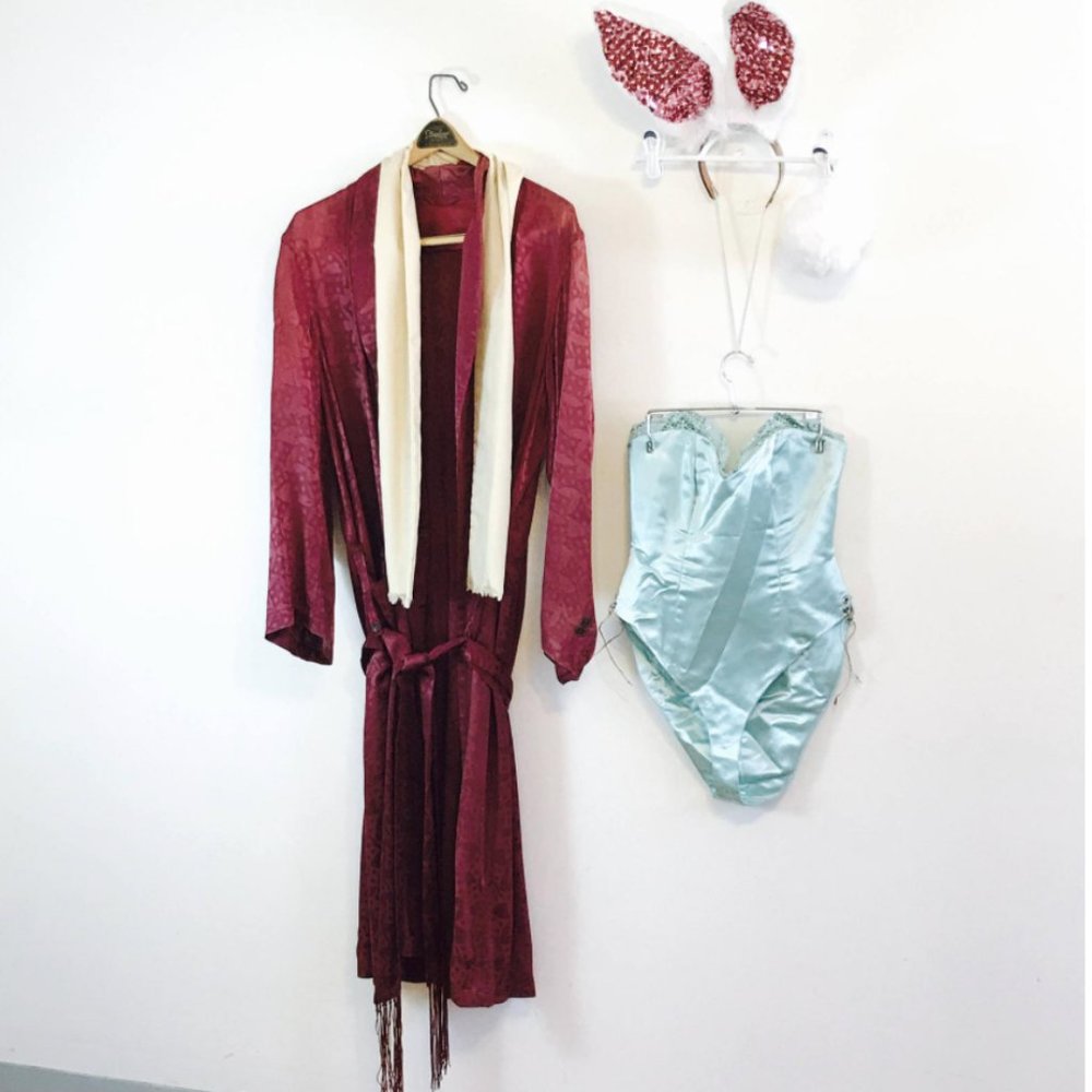 Hugh Hefner & Playboy Bunny Halloween Costume Set